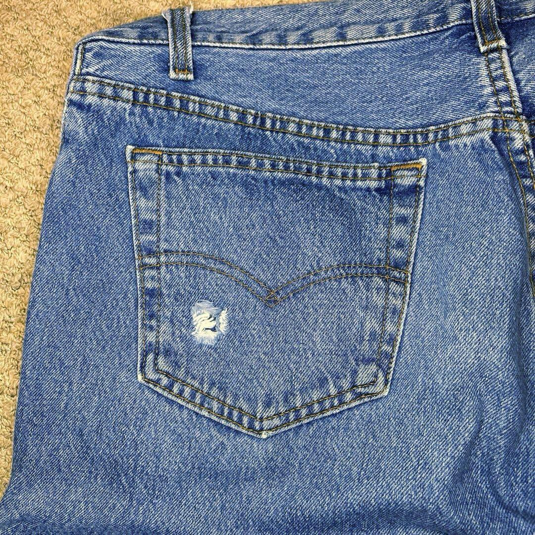 90s USA Levi's 501 W36 87赤文字モデル】リーバイス