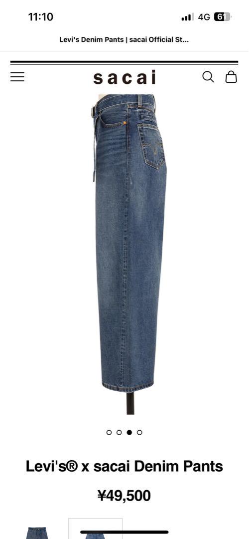 sacai x LEVI'S Denim Pants 