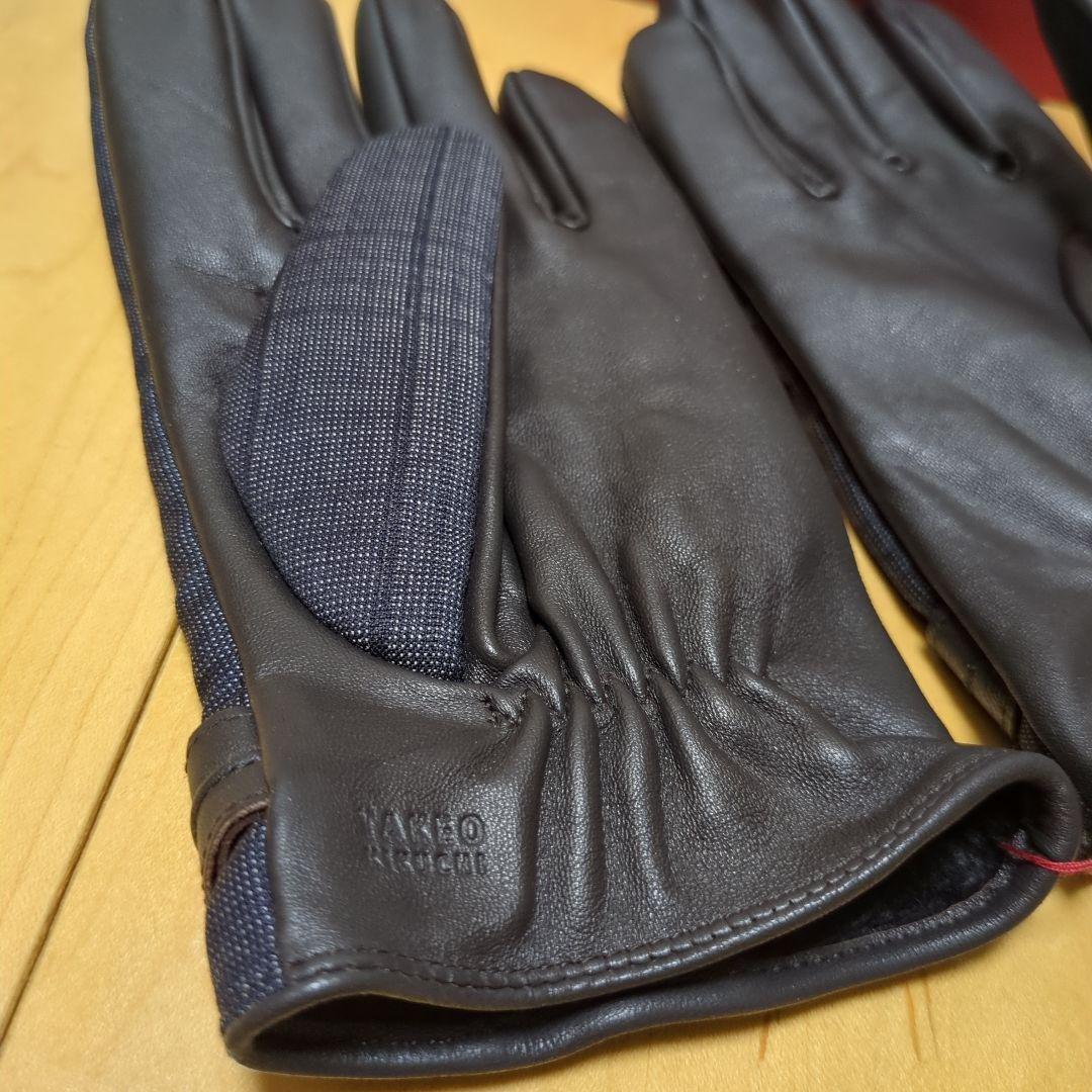 新品【TAKEO KIKUCHI】手袋＆マフラーBOXセット　定価16500円