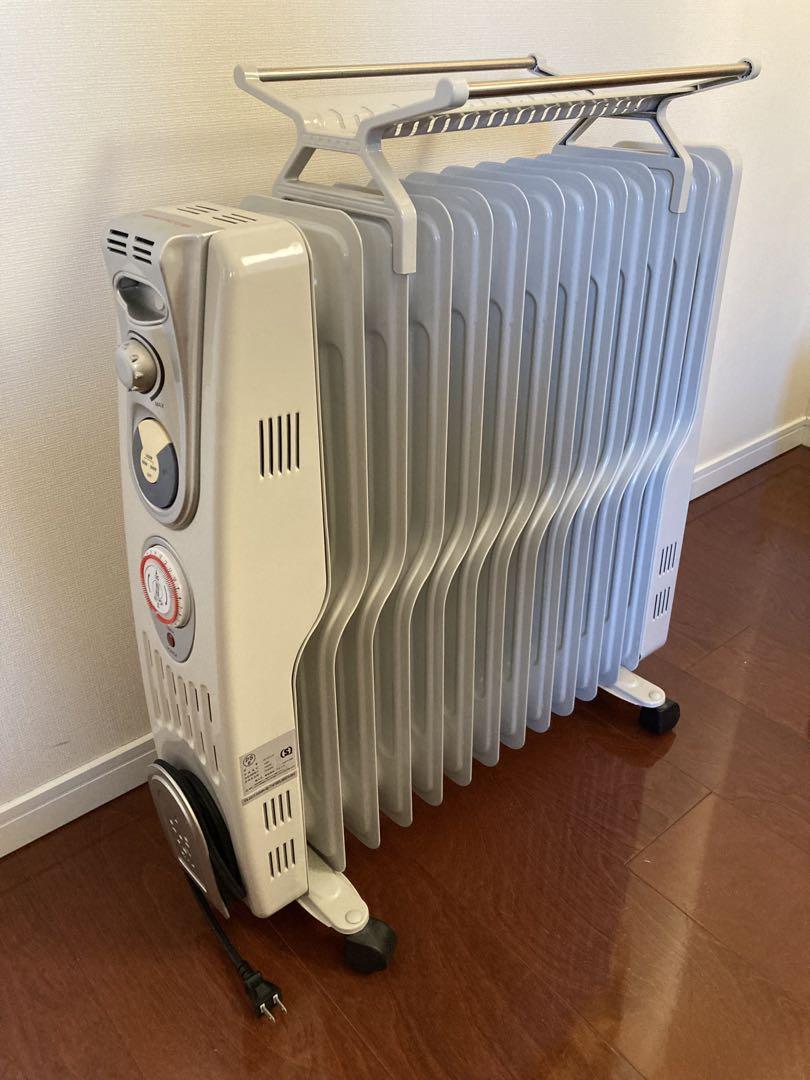 オイルヒーター ホワイト ダイヤル式