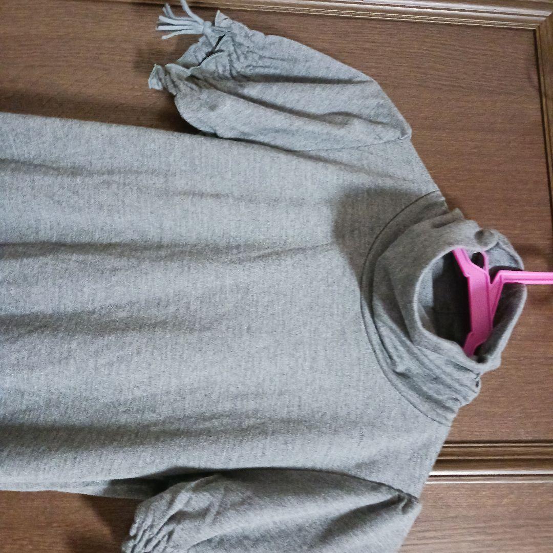 ❤提灯袖好き(*´˘`*)❤︎新品 グレー半袖サイズ38