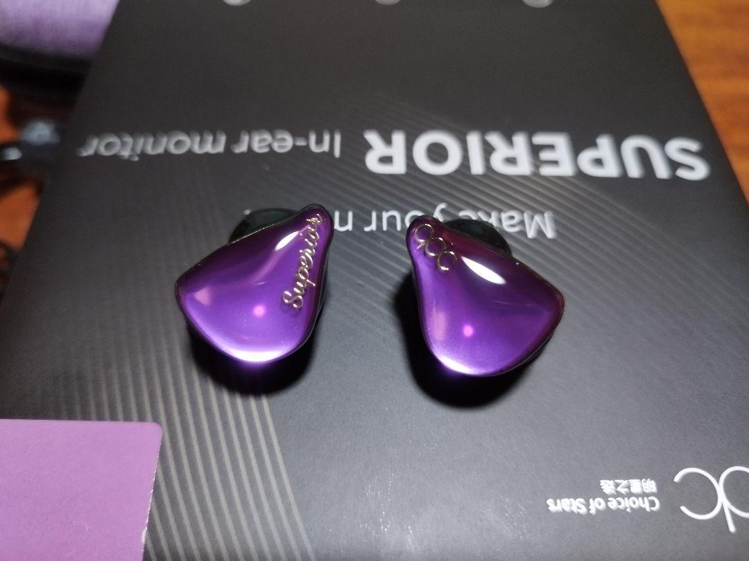 qdc SUPERIOR Rondo Purple 有線イヤホンΩ