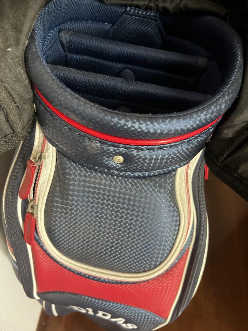 かけ　　　adidas ゴルフバッグ　キャディバッグ