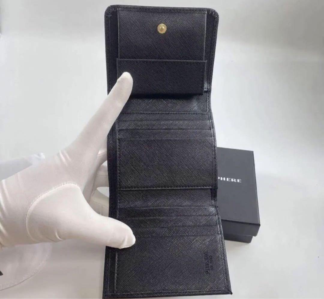 人気新品 PRADA プラダ　三つ折り財布　折り財布　コインケース