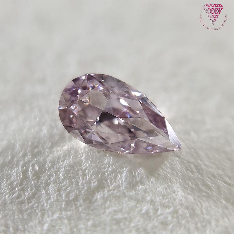 延に!つ 0.175 ct F.Br.Pur.Pink SI2 天然 ピンク ダイヤモンド