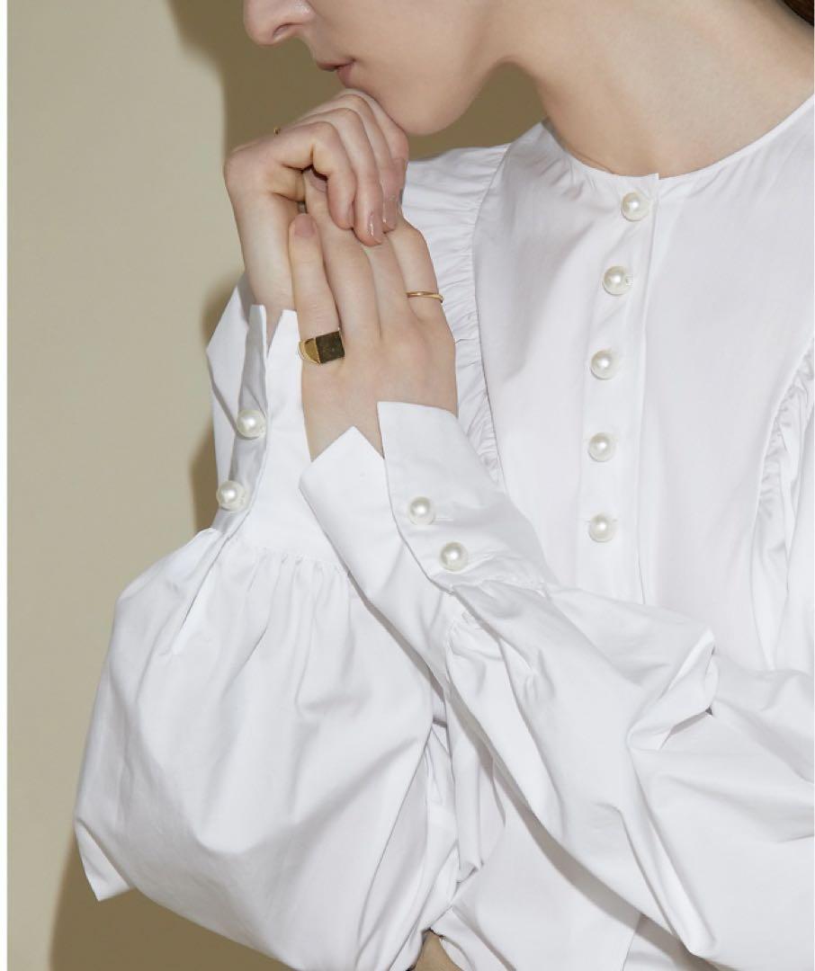 2025最新のスタイル BEIGE, で BROADCLOTH（ブロードクロス）ブラウスオンライン トップス
