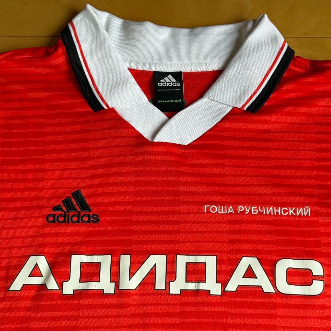 ゴーシャラブチンスキー アディダス 長袖サッカーシャツ S 赤 gosha