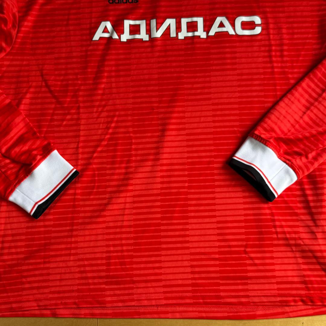 ゴーシャラブチンスキー アディダス 長袖サッカーシャツ S 赤 gosha