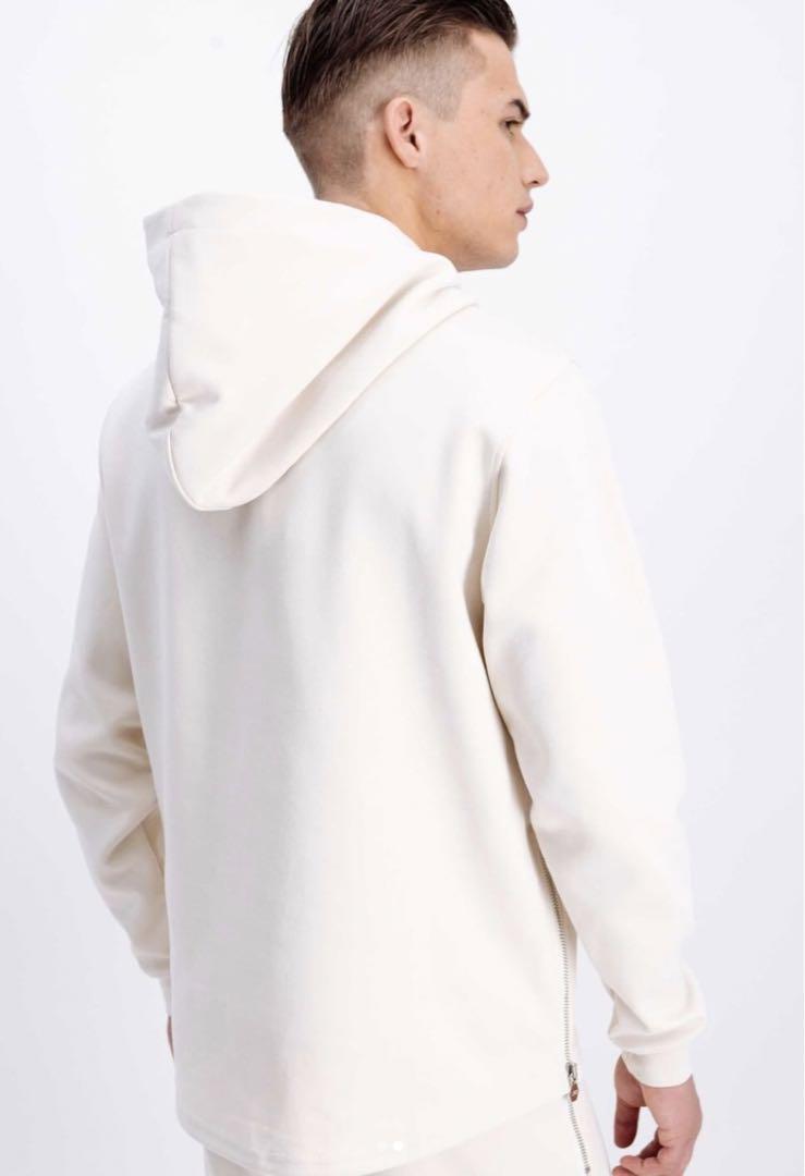 新品未使用タグ付き 大人気BALR. Qシリーズパーカー ホワイト/M