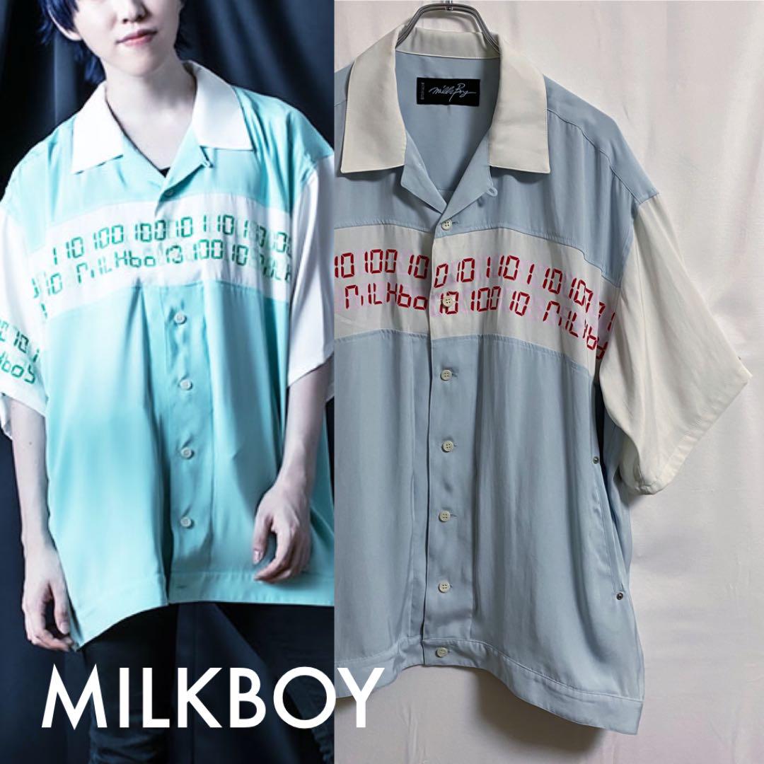 美品 MILKBOY DARK WEB シャツ ミルクボーイ 美品 MILKBOY DARK WEB シャツ ミルクボーイ