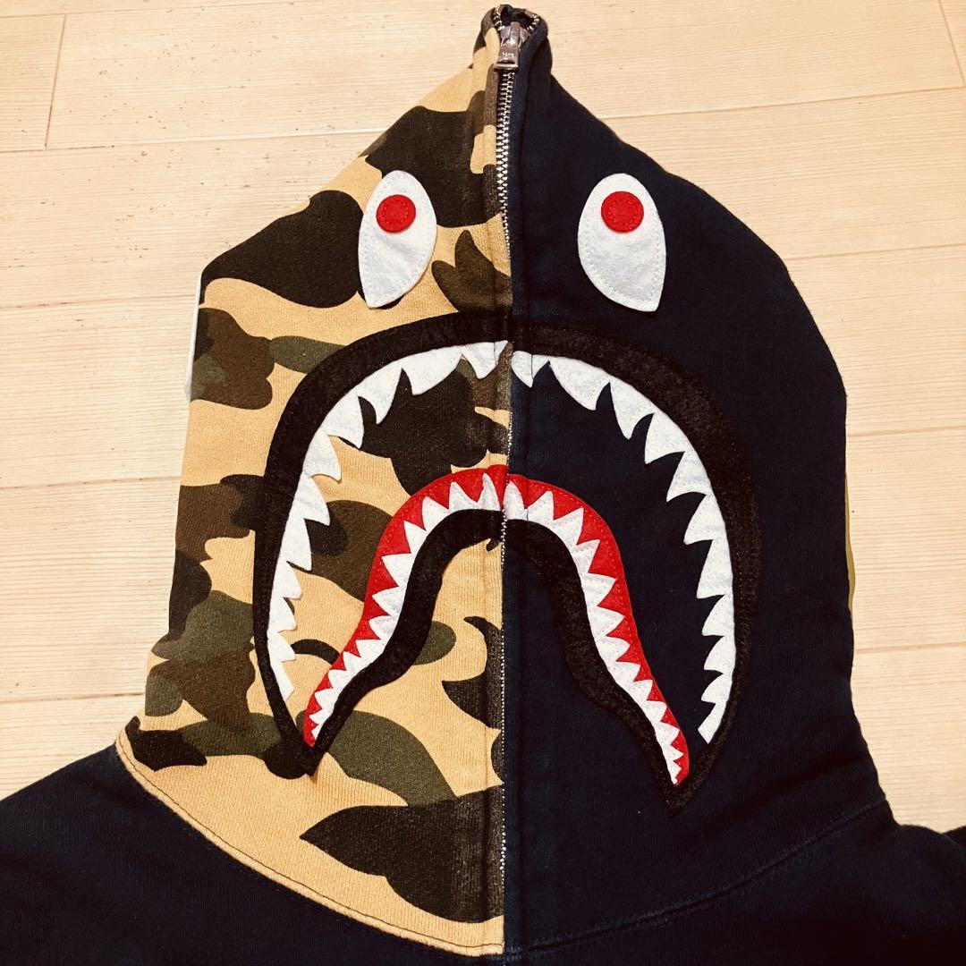 A BATHING APE  シャーク パーカー  アウター  濃紺 A BATHING APE シャークパーカー ネイビー