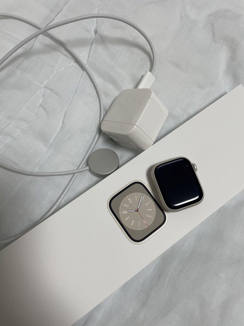 Apple Watch 8 41mm ベージュ充電器付き 画像1