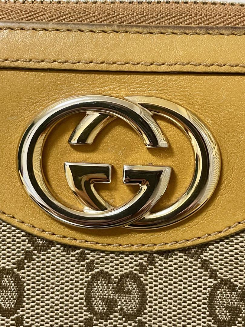 GUCCI　 グッチ 長財布ラウンドジップ　GG キャンバス