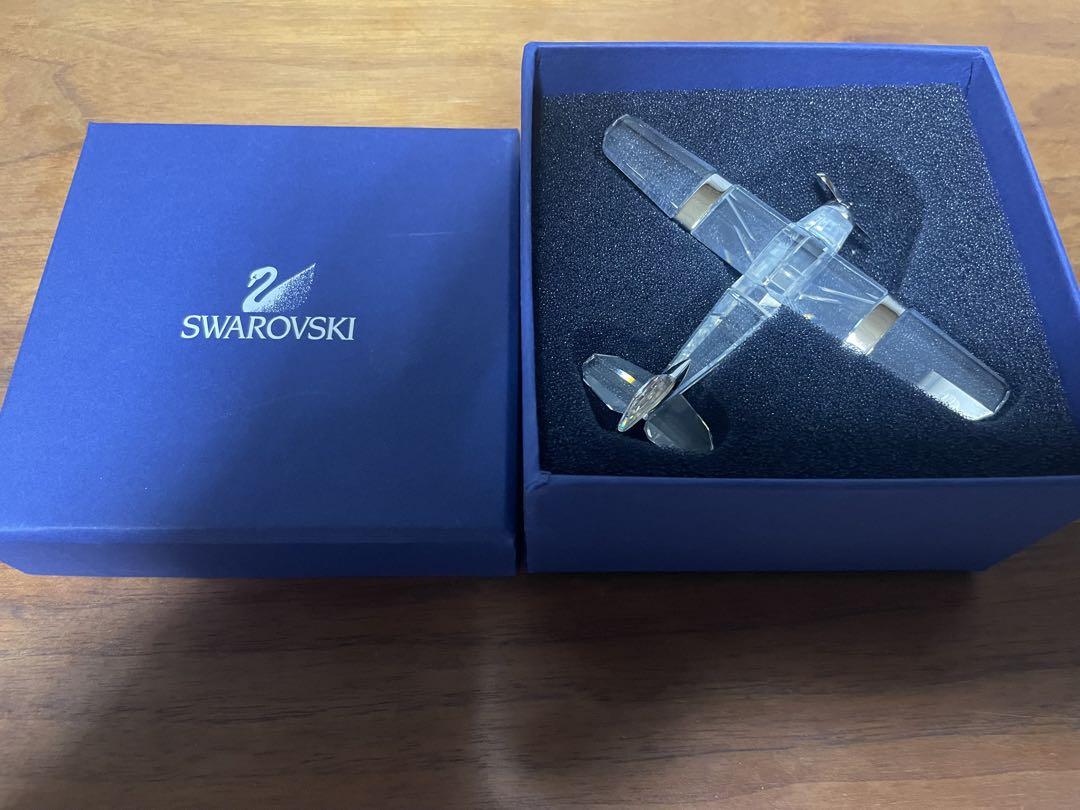スワロフスキー 飛行機 オブジェ - メルカリ
