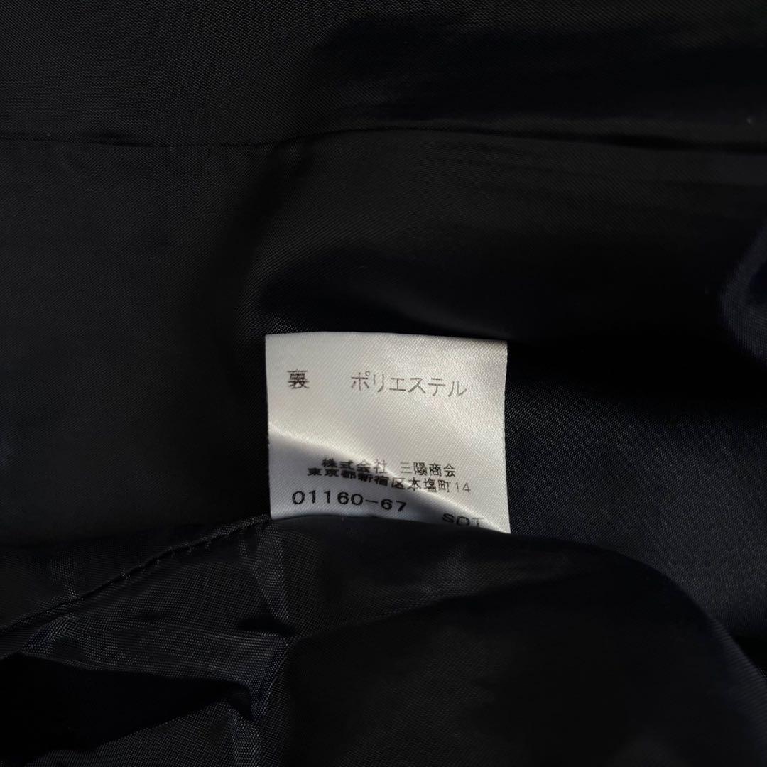Burberry London 金ボタン ノーカラージャケット 紺ブレ 120