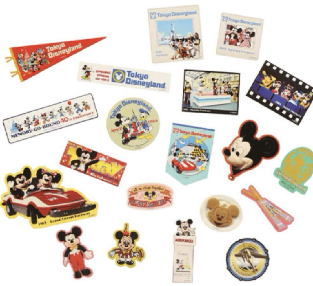 ディズニー ステッカー・マグネット40周年 メモリーゴーラウンド ディズニー ステッカー・マグネット40周年 メモリーゴーラウンド