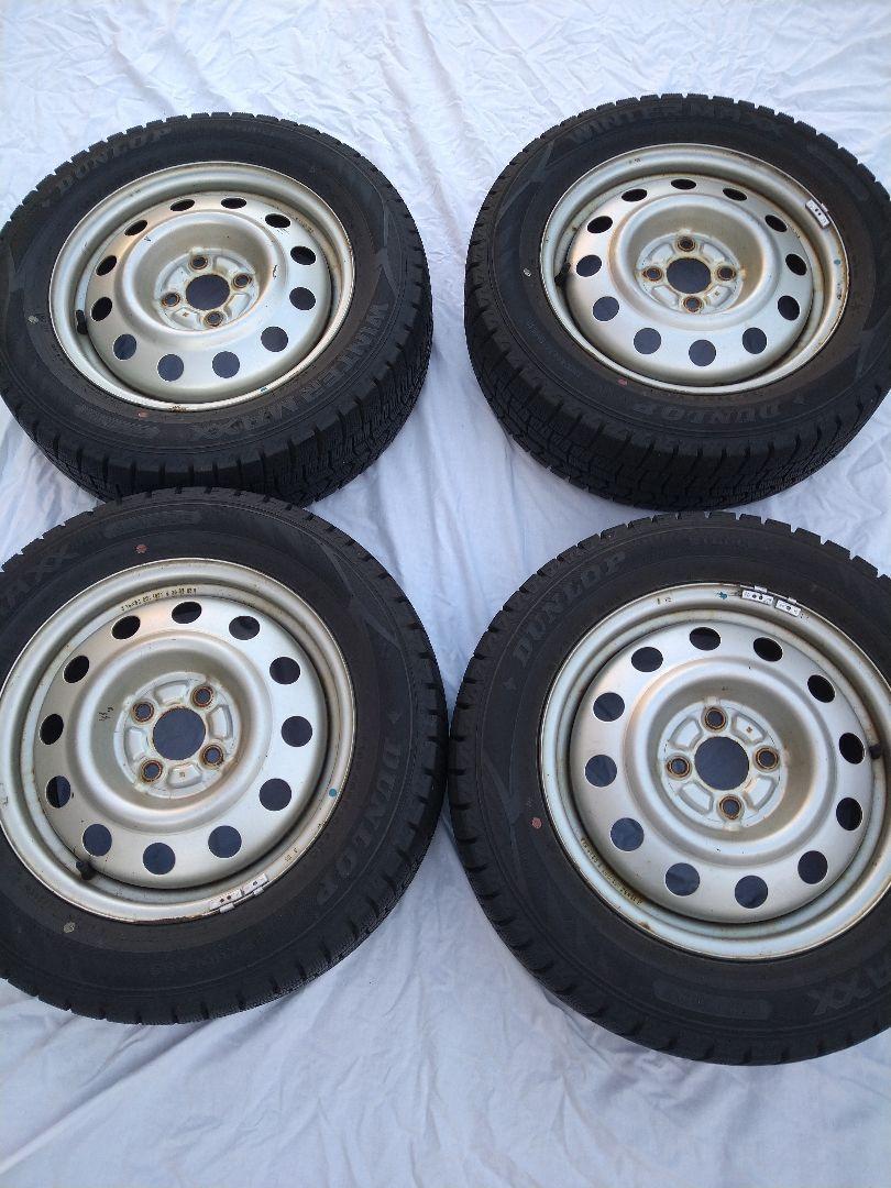【ダンロップ】185/65R15 スタッドレスタイヤ4本セット 送料無料