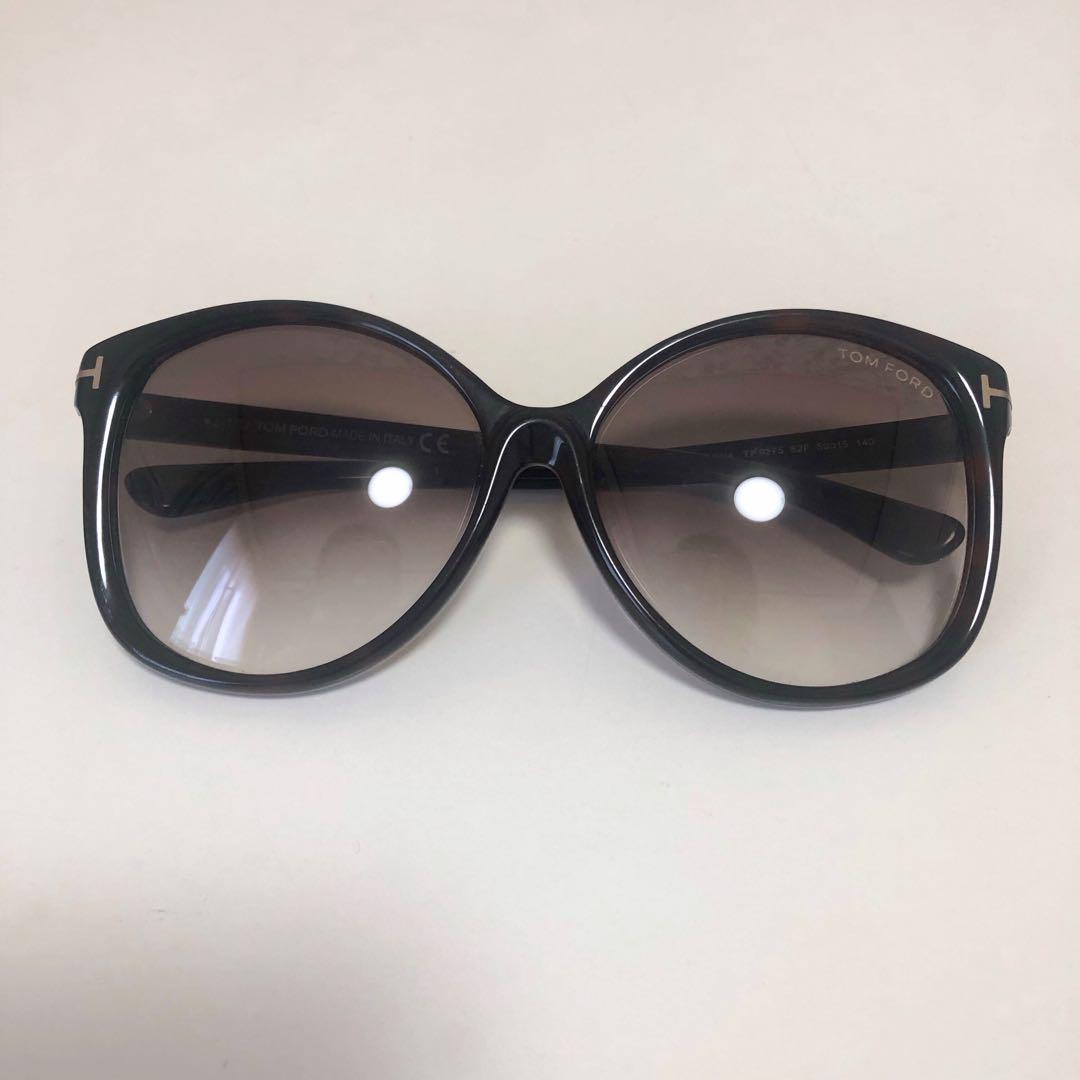 【美品】TOMFORD （トムフォード）サングラス ブラウン イタリア製　べっ甲