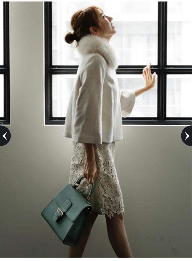 ジャスグリッティーウールショートコートM