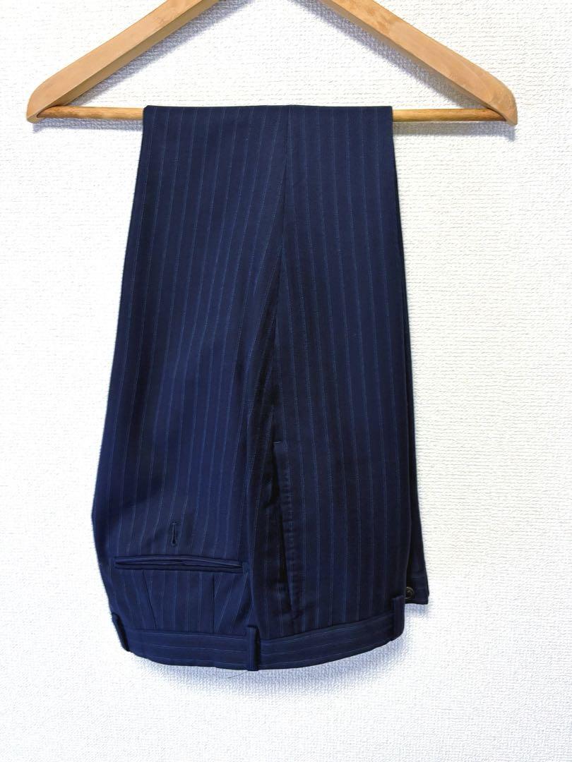 Isetan Men's　メンズスーツ　ネイビーストライプ