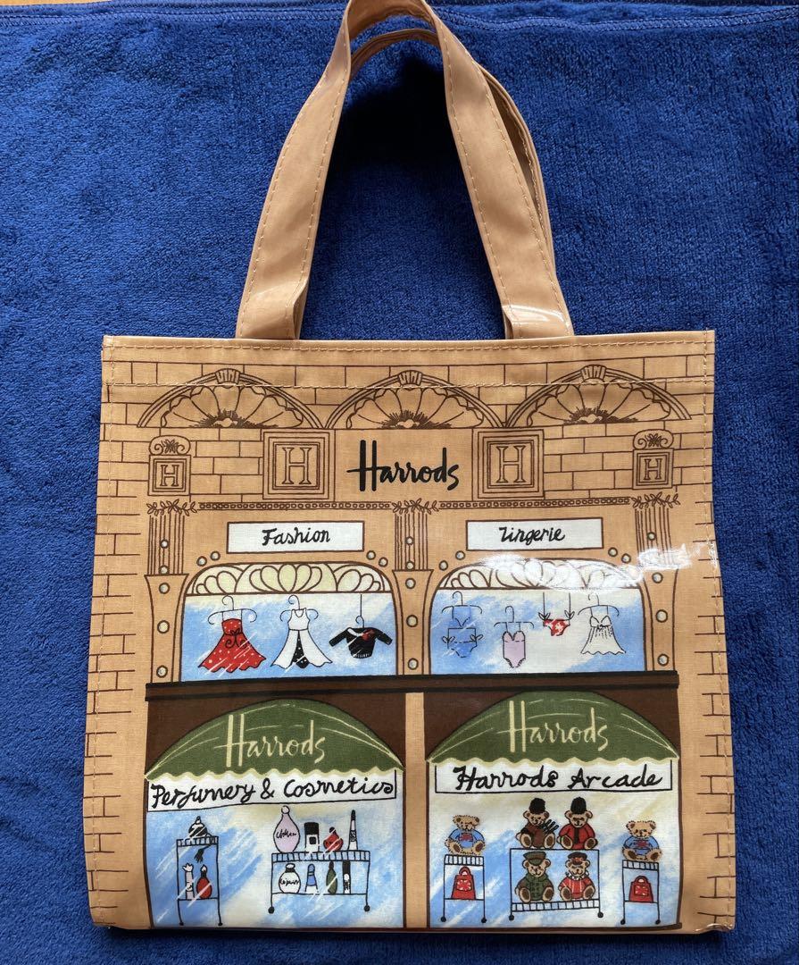 コリアグランドセール Harrods メルカリ - ベージュ トートバッグ バッグ