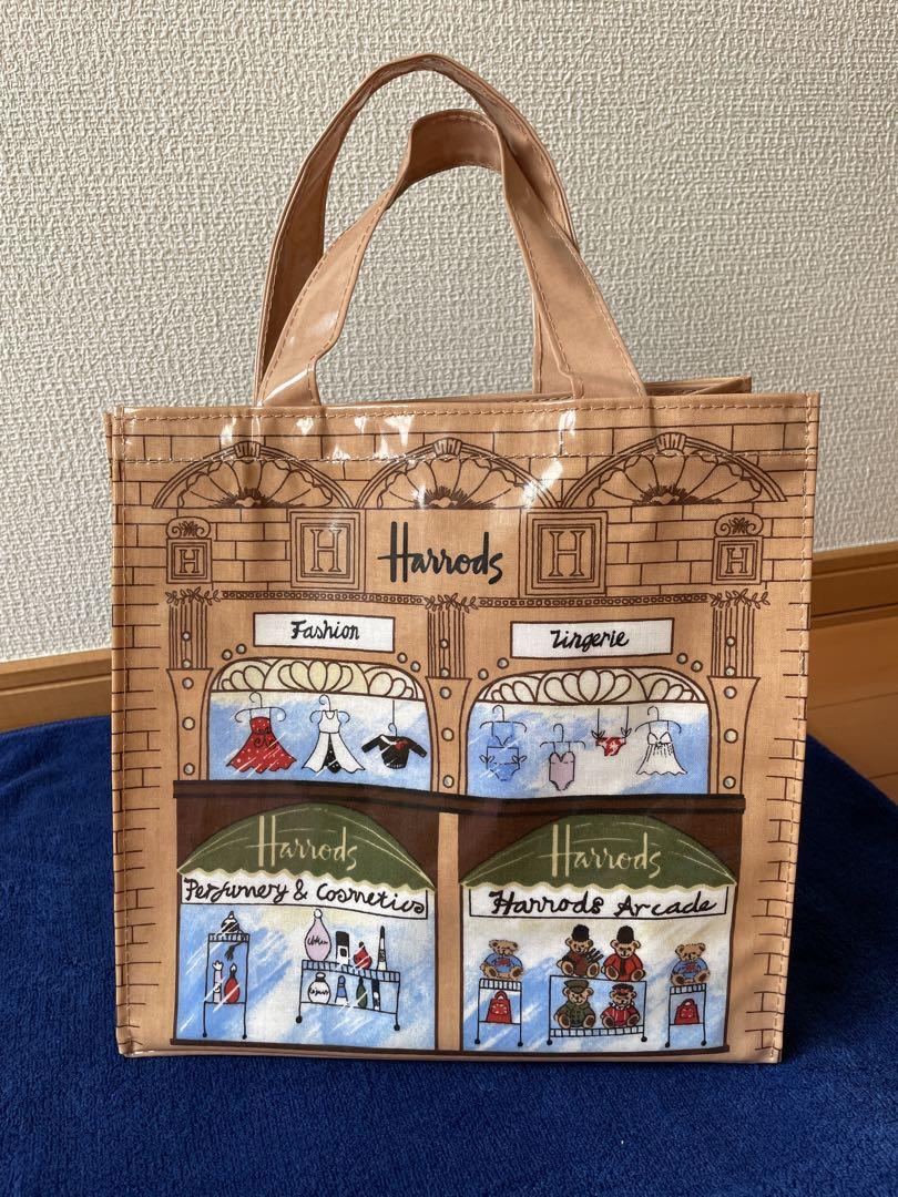 春夏新作モデル Harrods トートバッグ ベージュ - メルカリ バッグ