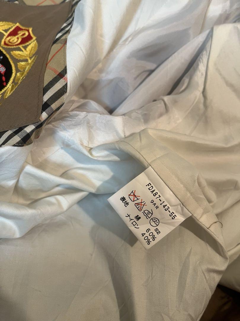 美品　BURBERRYS ステンカラーコート/9//BEG/無地　ノバチェック