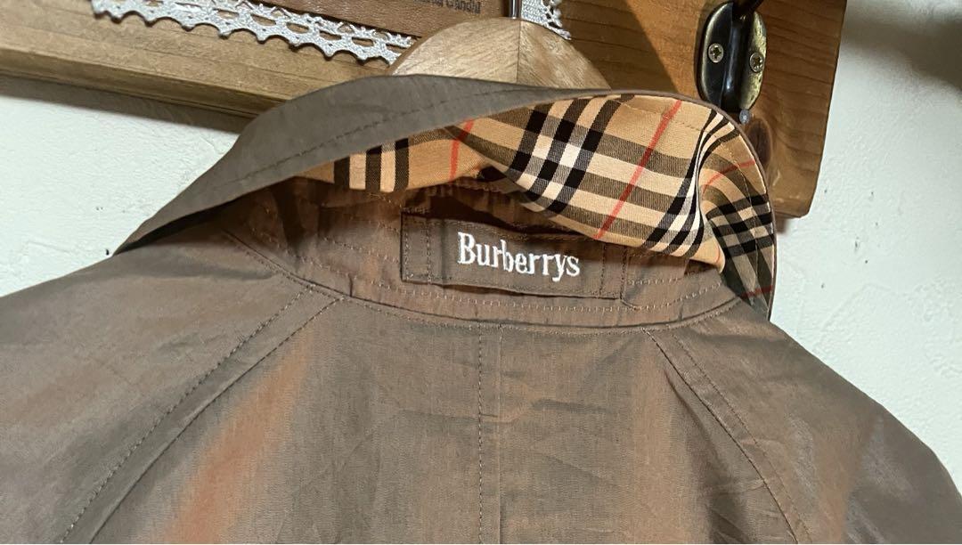 美品　BURBERRYS ステンカラーコート/9//BEG/無地　ノバチェック