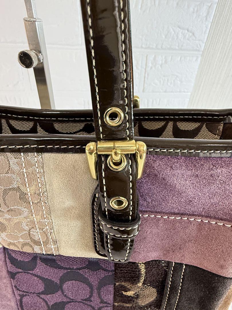 coachパッチワーク風バッグ