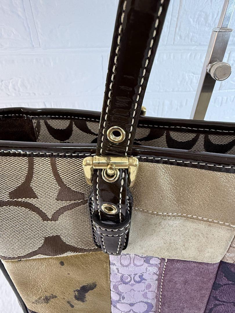 coachパッチワーク風バッグ