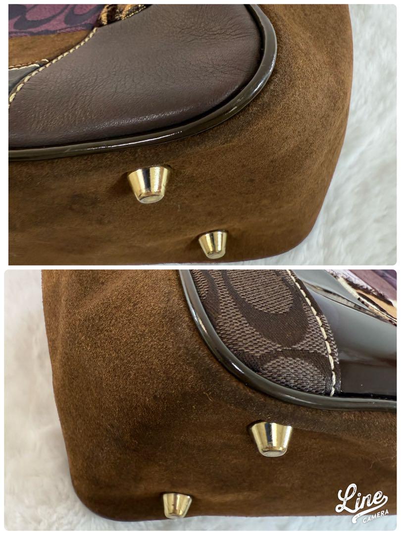 coachパッチワーク風バッグ