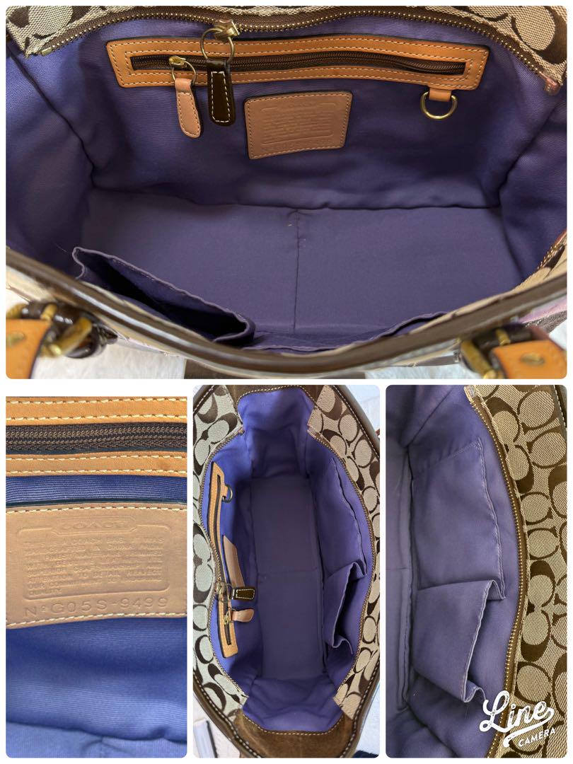 coachパッチワーク風バッグ