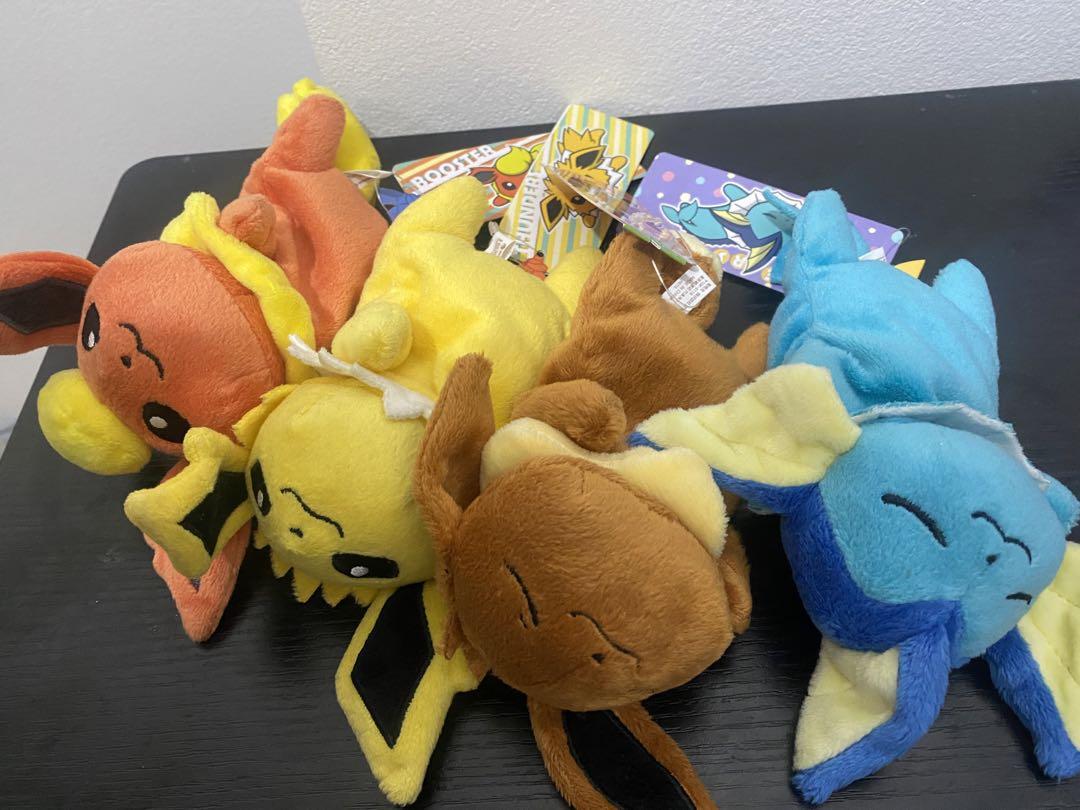 ポケモン くったりぬいぐるみ ブイズ4体 新品タグ付き
