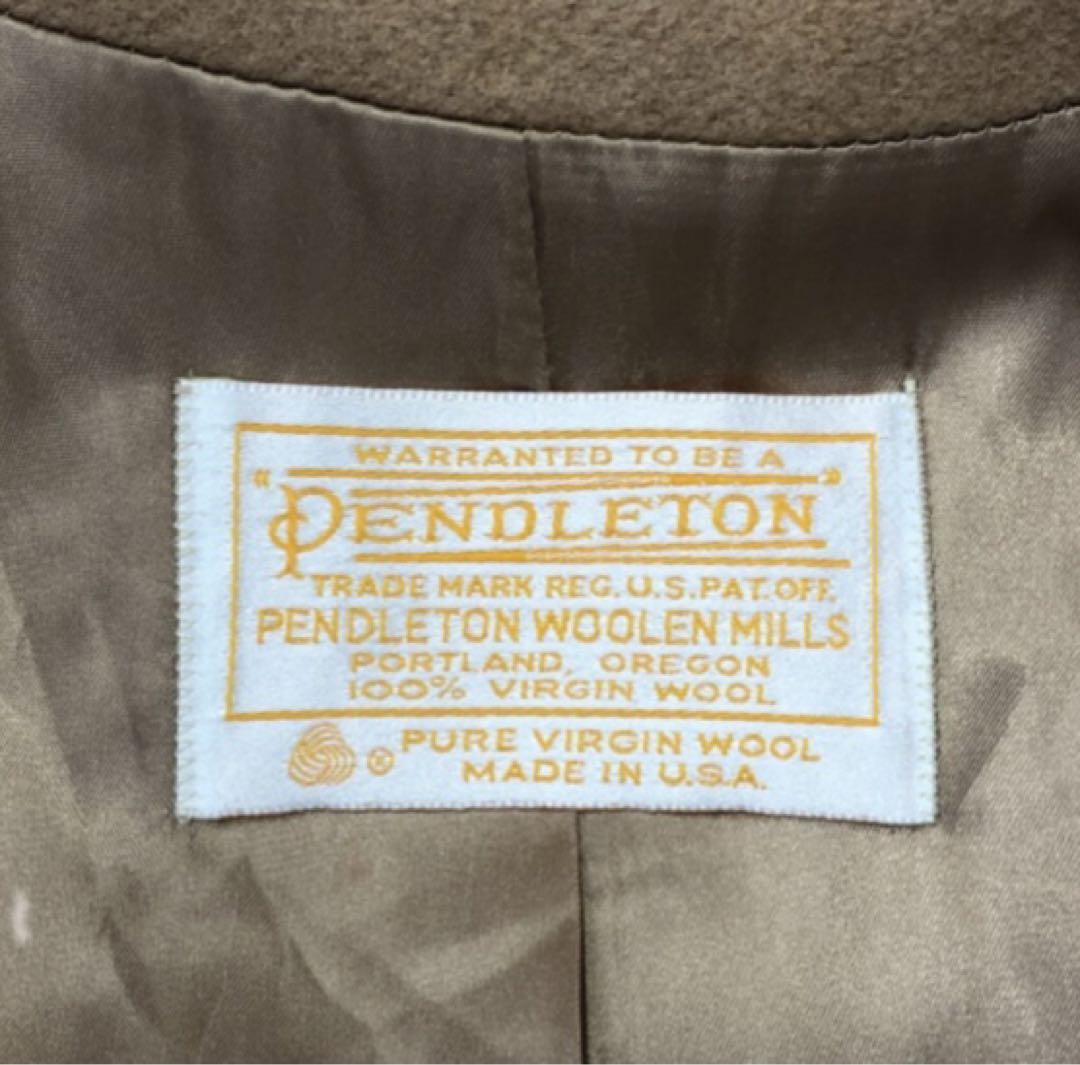 Pendleton USA製 70s ロングコート 100% ヴァージンウール