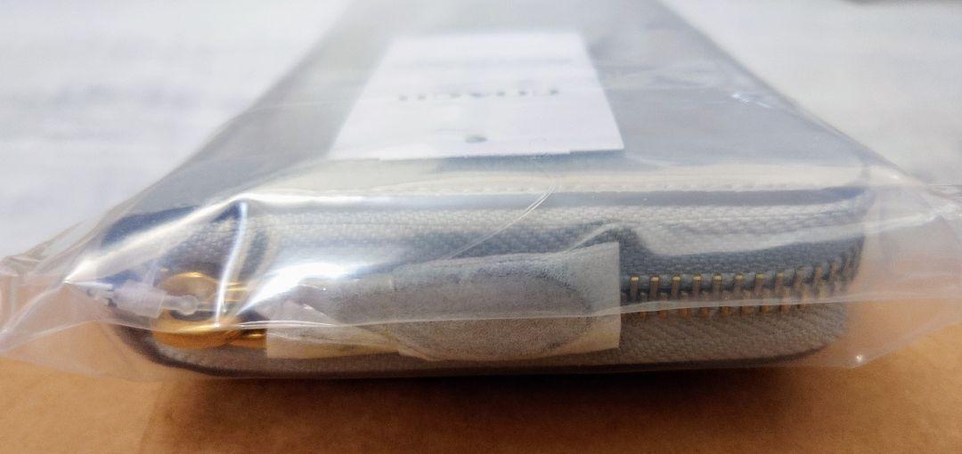 新品未開封品 COACH コーチ 二つ折り財布 長財布 グレー Cロゴ