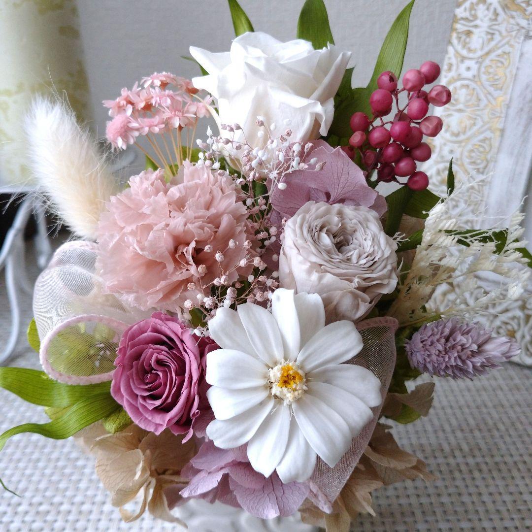 プリザーブドフラワー お供え 仏花（和風プリザーブドフラワー仏