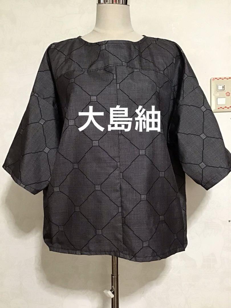 大島紬着物リメイク☆チュニックブラウス