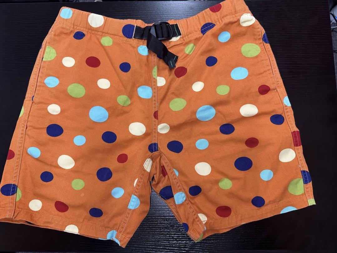 WILDTHINGS オレンジ ドット柄 ショートパンツ M