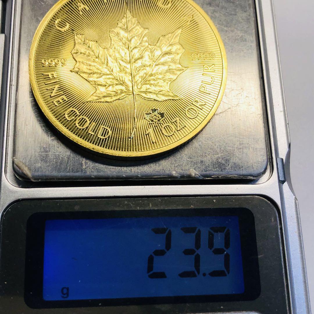 カナダ　大型硬貨　エリザベス二世　2021年　もみじ　古銭　女皇記念 c-12