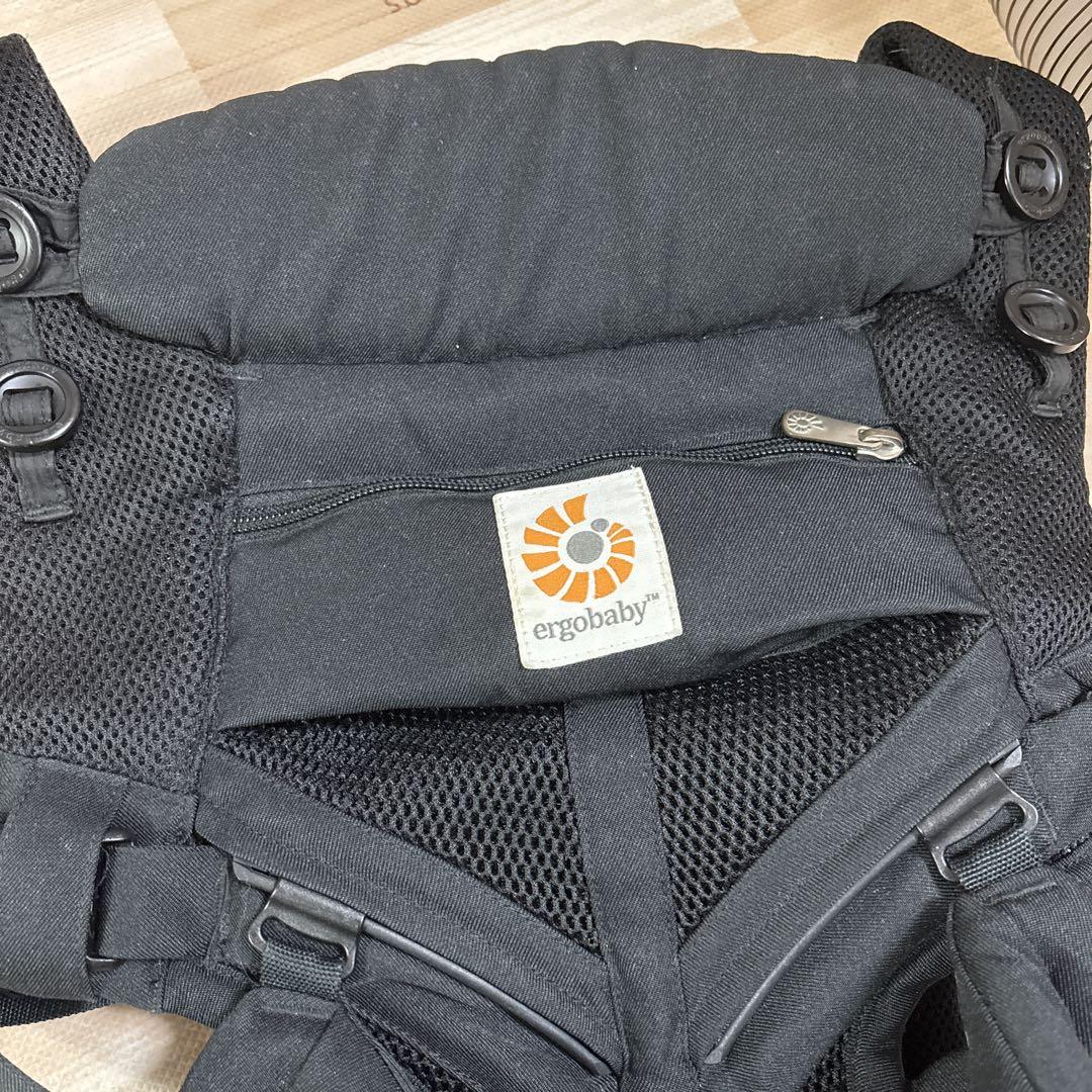 日本正規品【美品】エルゴベビー 抱っこひも オムニ360 クールエア ブラック