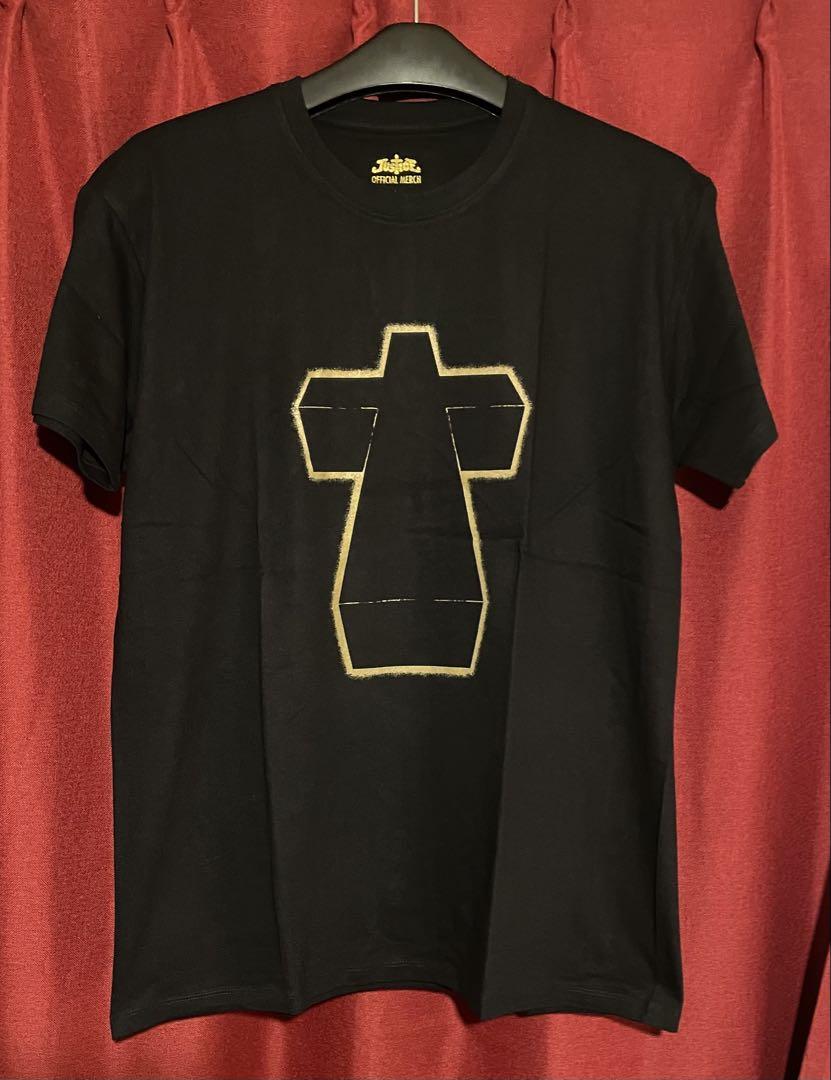 Justice ジャスティス　公式　† クロスTシャツ　L