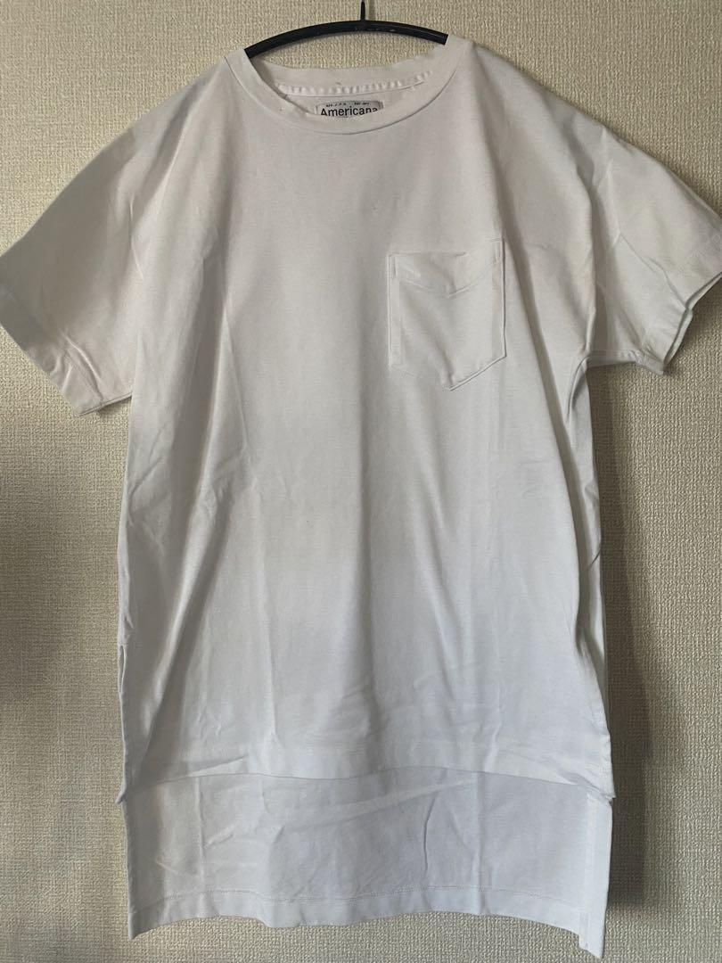 AmericanaのホワイトTシャツ