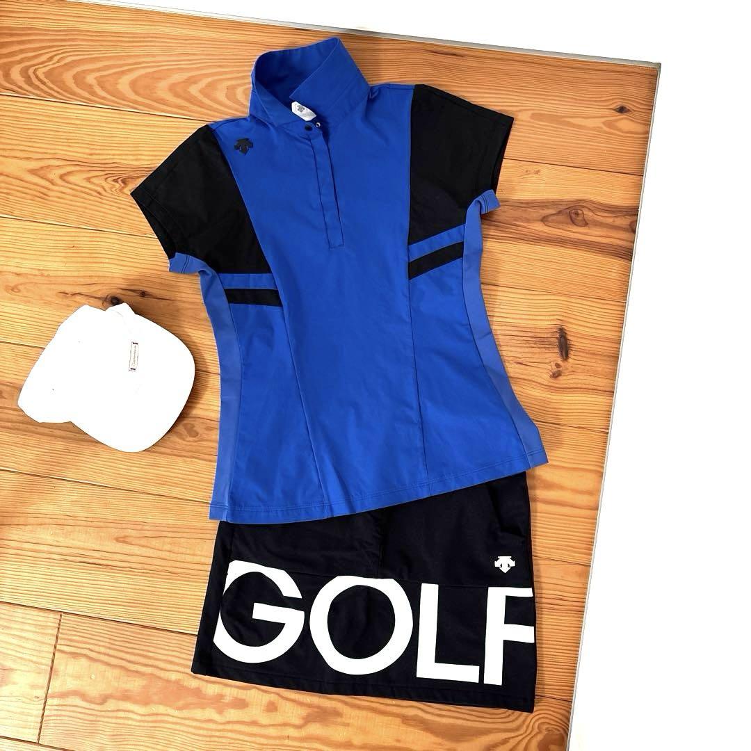 descente golf 半袖襟付きトップス