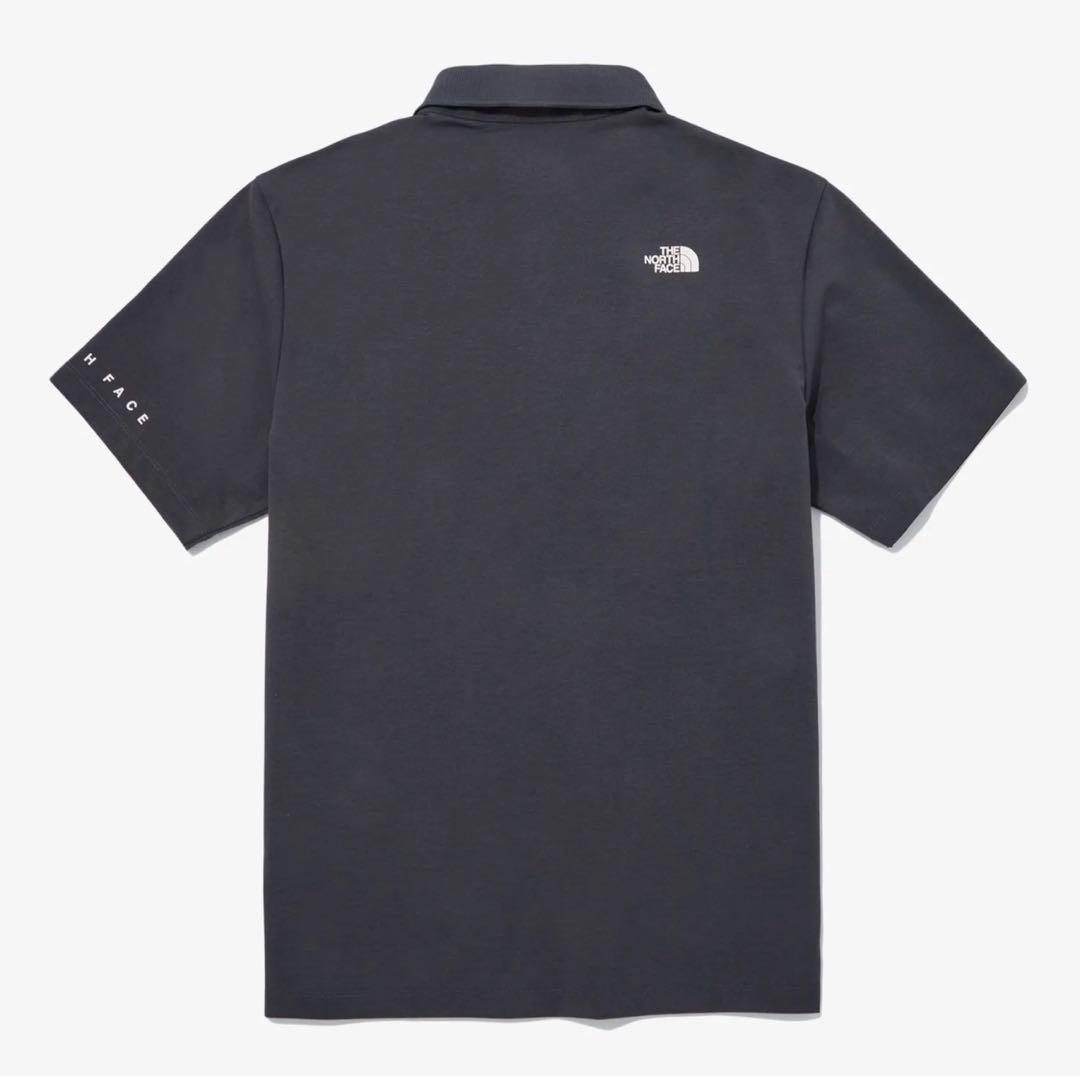 【日本未入荷】ノースフェイス ＊ポロ ＊L ＊ダークグレー