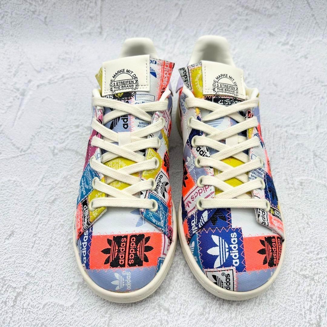 【限定セール！】 極美品】adidas スタンスミス パッチワーク レトロ ポップカラー 靴