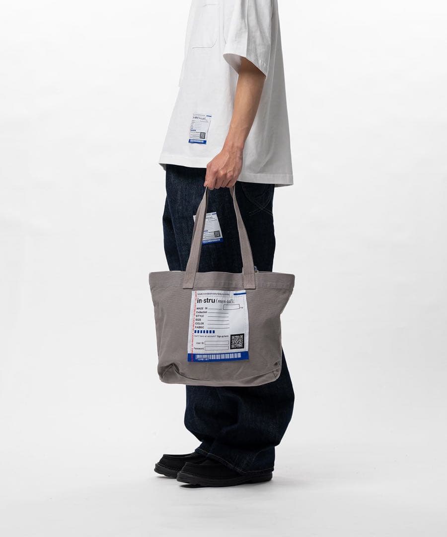 メゾンミハラヤスヒロ　in-stru(men-tal). トートバッグ グレー