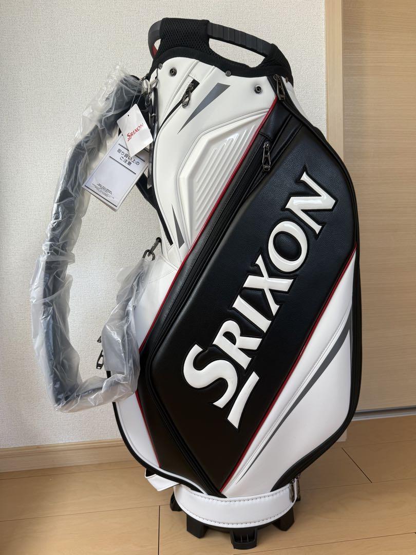 最終値下げ　Srixon キャディバッグ ゴルフバッグ　ホワイト/ブラック Srixon キャディバッグ ホワイト/ブラック - メルカリ