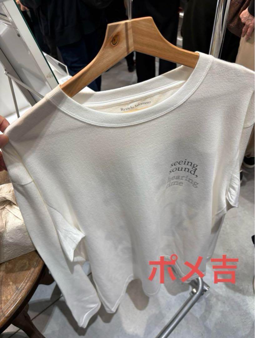 新品未使用】XL 坂本龍一 音を視る 時を聴く ロンT