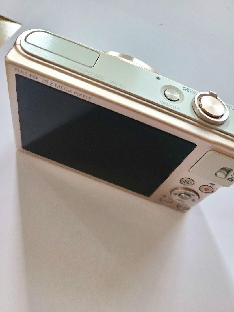 【美品】Canon PowerShot SX620HS デジタルカメラ　ホワイト