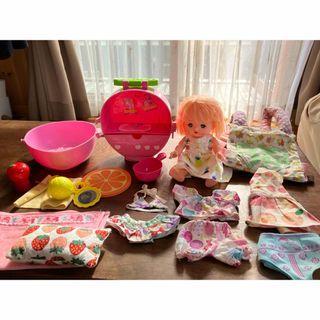 メルちゃん★まんぞくセット★お風呂セットと手作りお洋服、抱っこ紐ほか